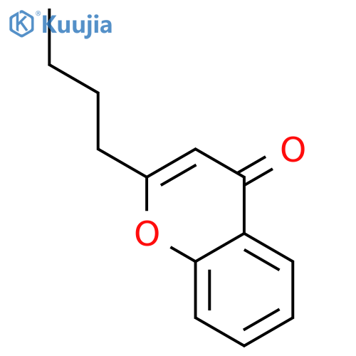 4H-1-BENZOPYRAN-4-ONE, 2-BUTYL- structure