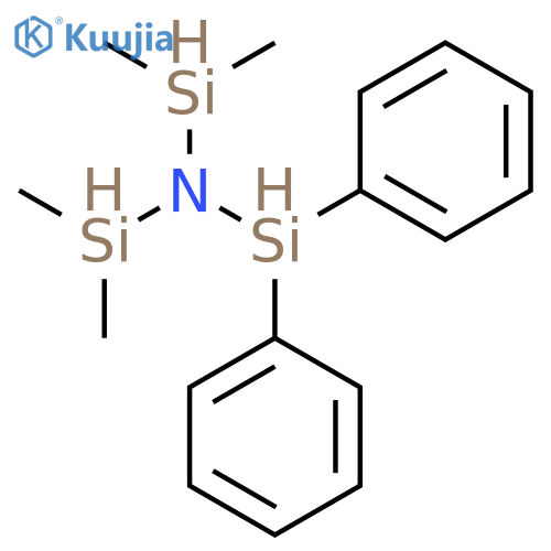 SILANAMINE, N,N-BIS(DIMETHYLSILYL)-1,1-DIPHENYL- structure