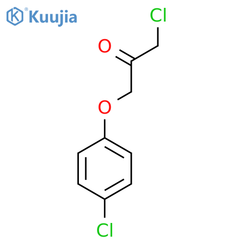 1-chloro-3-(4-chlorophenoxy)propan-2-one structure
