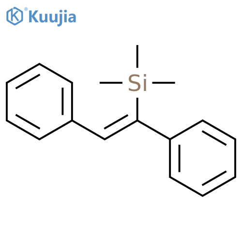 SILANE, [(1E)-1,2-DIPHENYLETHENYL]TRIMETHYL- structure