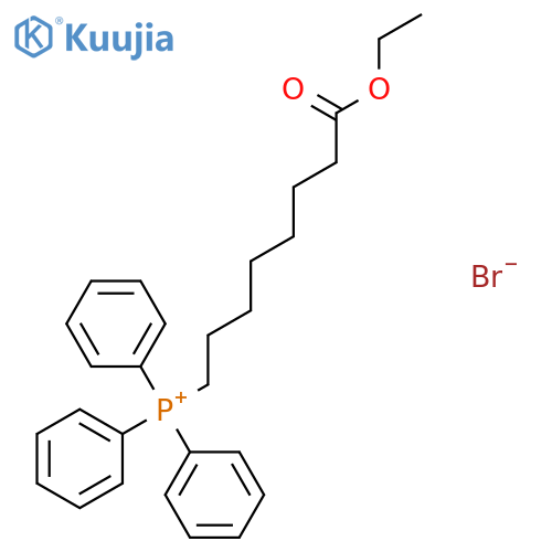 (8-Ethoxy-8-oxooctyl)triphenylphosphonium Bromide structure