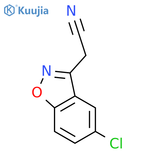 1,2-Benzisoxazole-3-acetonitrile, 5-chloro- structure