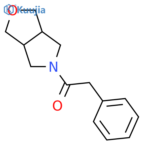1H-Furo[3,4-c]pyrrole, hexahydro-5-(phenylacetyl)-, cis- structure
