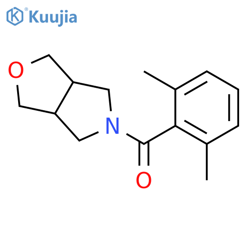 1H-Furo[3,4-c]pyrrole, 5-(2,6-dimethylbenzoyl)hexahydro-, cis- structure