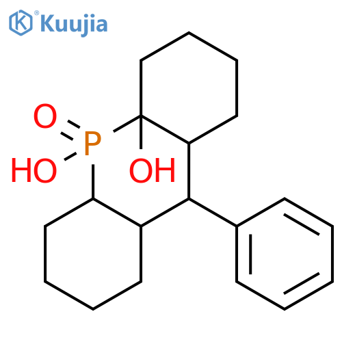 4a(2H)-Acridophosphinol, dodecahydro-5-hydroxy-10-phenyl-, 5-oxide structure
