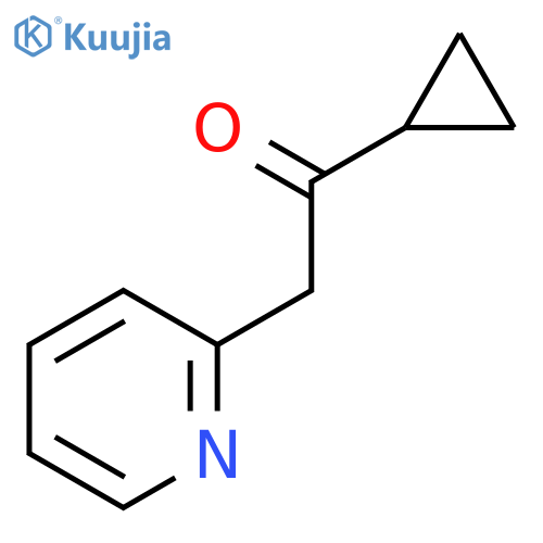 1-cyclopropyl-2-(2-pyridinyl)-Ethanone structure