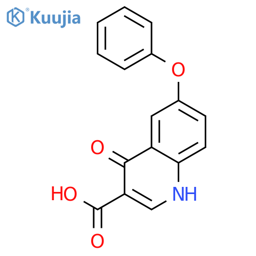 4-Oxo-6-phenoxy-1,4-dihydroquinoline-3-carboxylic Acid structure