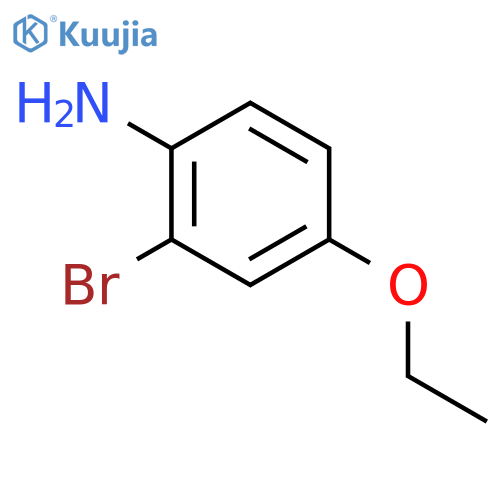 Benzenamine, 2-bromo-4-ethoxy- structure