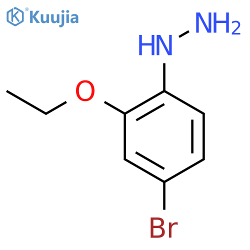 4-Bromo-2-ethoxyphenylhydrazine structure