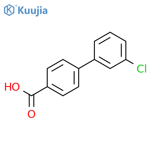 3'-chloro-1,1'-biphenyl-4-carboxylic acid structure