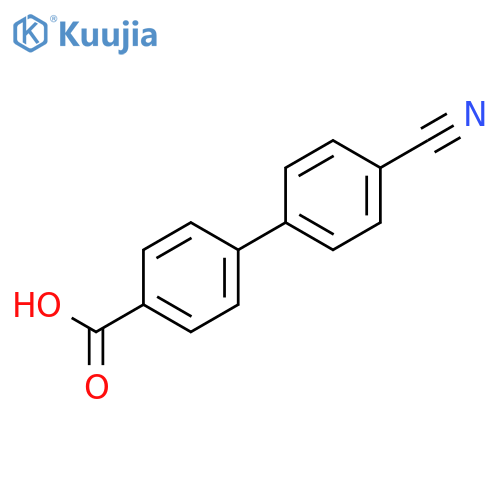 4-(4-Cyanophenyl)benzoic acid structure