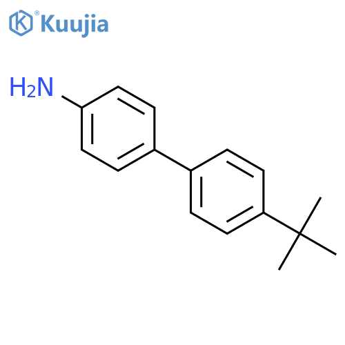 4'-(tert-Butyl)-1,1'-biphenyl-4-amine structure