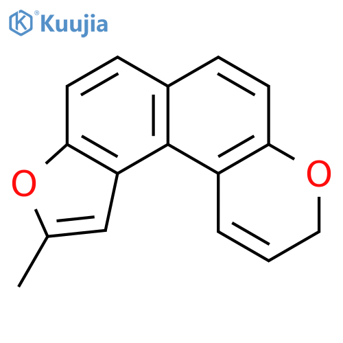 9H-FURO[2',3':7,8]NAPHTHO[2,1-B]PYRAN, 2-METHYL- structure