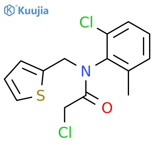 Acetamide, 2-chloro-N-(2-chloro-6-methylphenyl)-N-(2-thienylmethyl)- structure