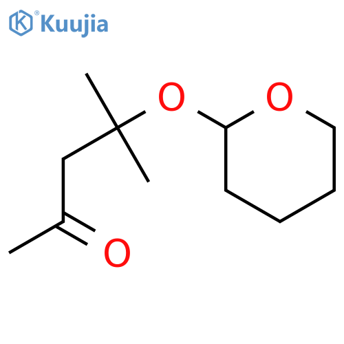 2-Pentanone, 4-methyl-4-[(tetrahydro-2H-pyran-2-yl)oxy]- structure
