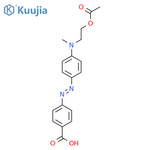 Benzoic acid, 4-[[4-[[2-(acetyloxy)ethyl]methylamino]phenyl]azo]- structure