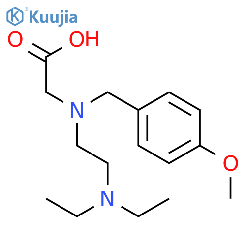 Glycine, N-[2-(diethylamino)ethyl]-N-[(4-methoxyphenyl)methyl]- structure