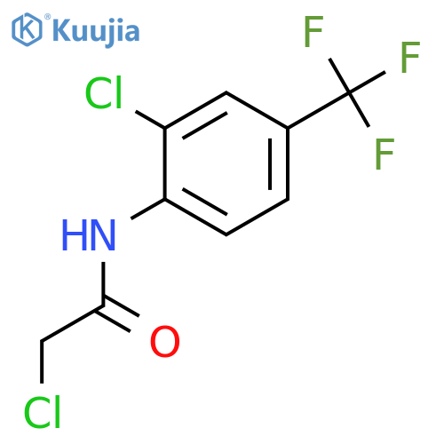 Acetamide, 2-chloro-N-[2-chloro-4-(trifluoromethyl)phenyl]- structure