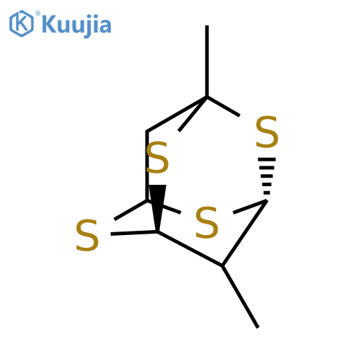 1,10-Dimethyl-2,4,6,8-tetrathiaadamantane structure