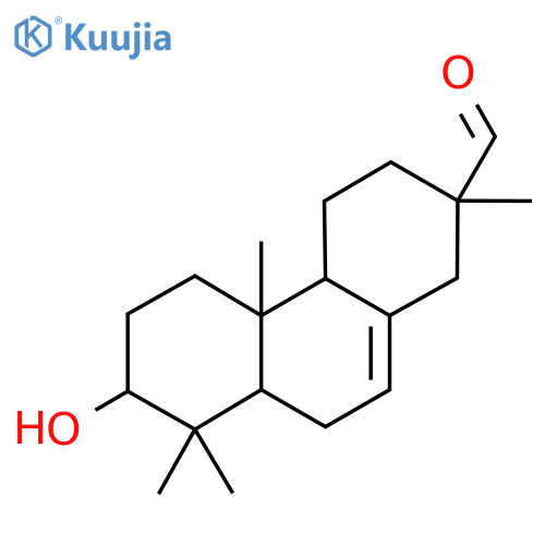 2-Phenanthrenecarboxaldehyde, 1,2,3,4,4a,4b,5,6,7,8,8a,9-dodecahydro-7-hydroxy-2,4b,8,8-tetramethyl- structure