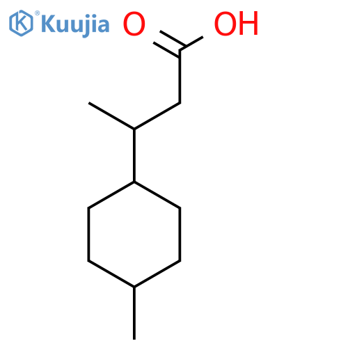 3-(4-Methylcyclohexyl)butanoic acid structure