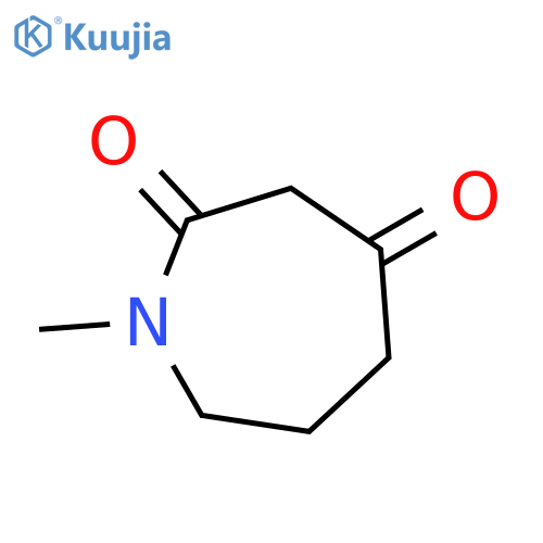 1H-Azepine-2,4(3H,5H)-dione,dihydro-1-methyl-(9CI) structure
