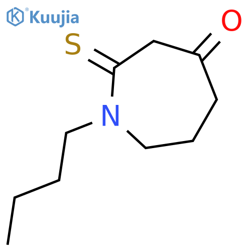 4H-AZEPIN-4-ONE, 1-BUTYLHEXAHYDRO-2-THIOXO- structure