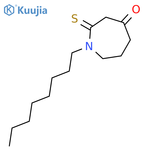 4H-AZEPIN-4-ONE, HEXAHYDRO-1-OCTYL-2-THIOXO- structure