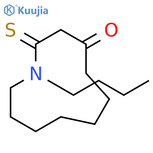 AZACYCLOUNDECAN-4-ONE, 1-BUTYL-2-THIOXO- structure