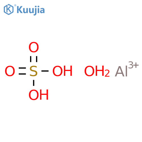 Sulfuric acid, aluminumsalt, hydrate (9CI) structure