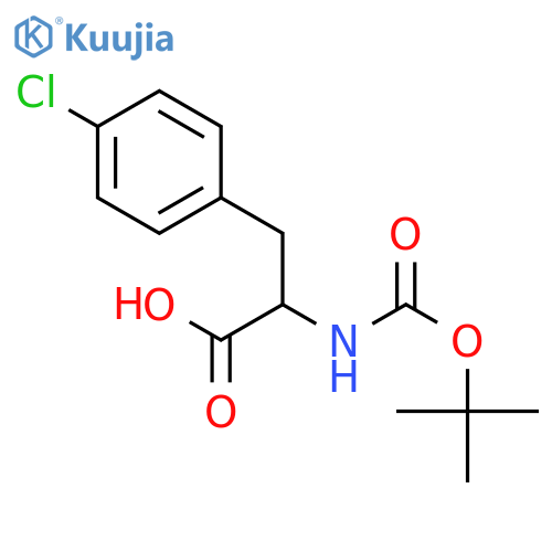 Boc-D-Phe(4-Cl)-OH structure