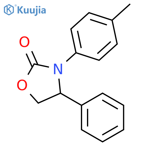 (s)-4-phenyl-3-p-tolyloxazolidin-2-one structure
