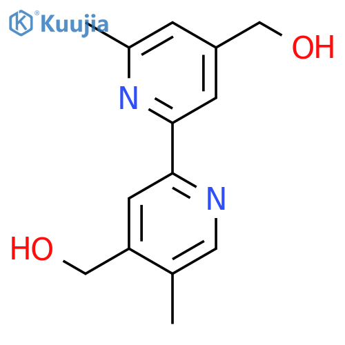 Methyl, [4,4'-bis(hydroxymethyl)[2,2'-bipyridine]-5,6'-diyl]bis- structure