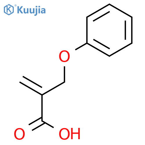 2-PROPENOIC ACID, 2-(PHENOXYMETHYL)- structure