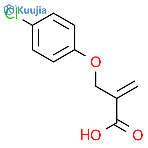 2-PROPENOIC ACID, 2-[(4-CHLOROPHENOXY)METHYL]- structure
