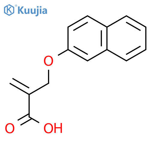 2-PROPENOIC ACID, 2-[(2-NAPHTHALENYLOXY)METHYL]- structure