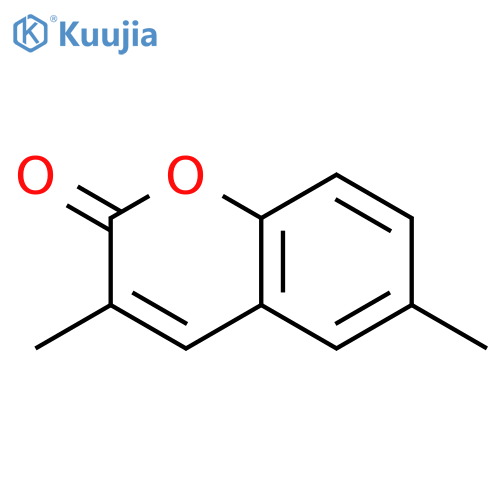 2H-1-Benzopyran-2-one, 3,6-dimethyl- structure