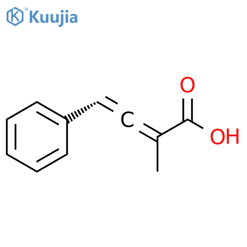 2,3-Butadienoic acid, 2-methyl-4-phenyl-, (2S)- structure