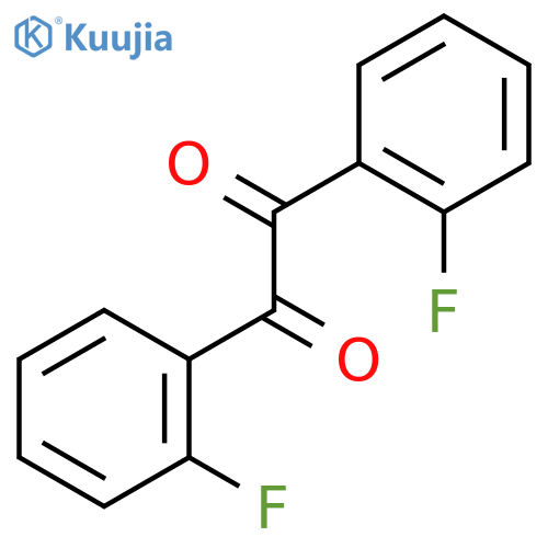 Ethanedione, bis(2-fluorophenyl)- structure