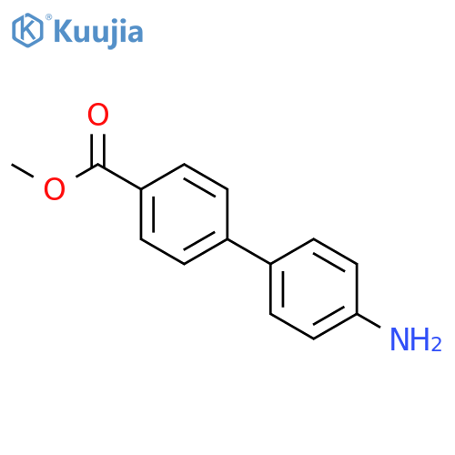 Methyl 4'-aminobiphenyl-4-carboxylate structure