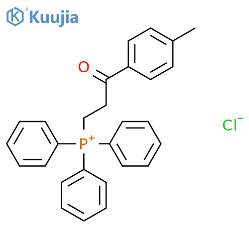 Phosphonium, [3-(4-methylphenyl)-3-oxopropyl]triphenyl-, chloride structure