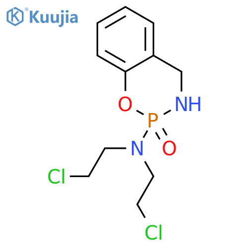 2H-1,3,2-Benzoxazaphosphorin-2-amine,N,N-bis(2-chloroethyl)-3,4-dihydro-, 2-oxide structure