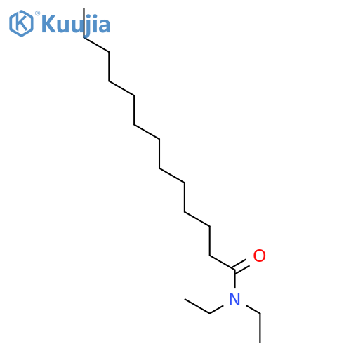 Tridecanamide,N,N-diethyl- structure