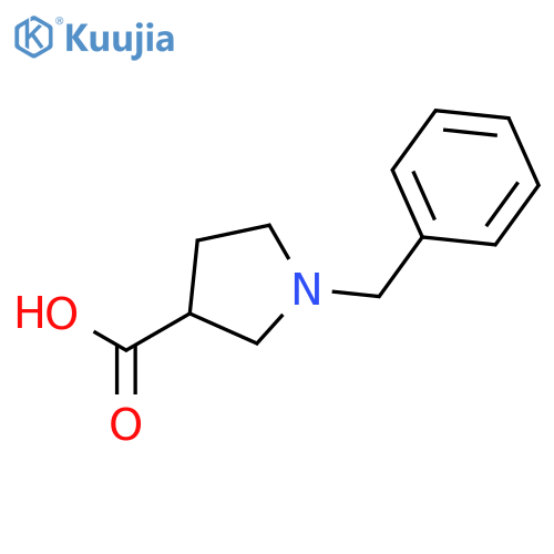 1-benzylpyrrolidine-3-carboxylic acid structure