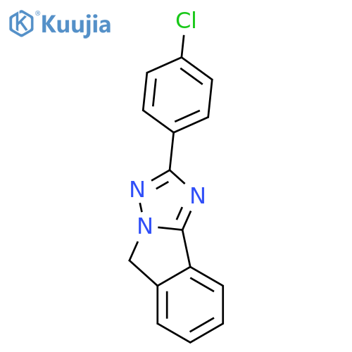 5H-[1,2,4]Triazolo[5,1-a]isoindole,2-(4-chlorophenyl)- structure