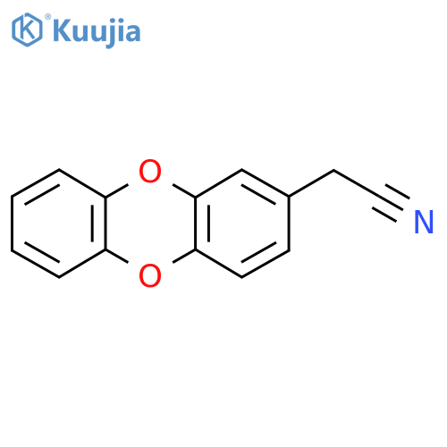 2-(Oxanthren-2-yl)acetonitrile structure