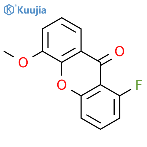 9H-Xanthen-9-one, 1-fluoro-5-methoxy- structure