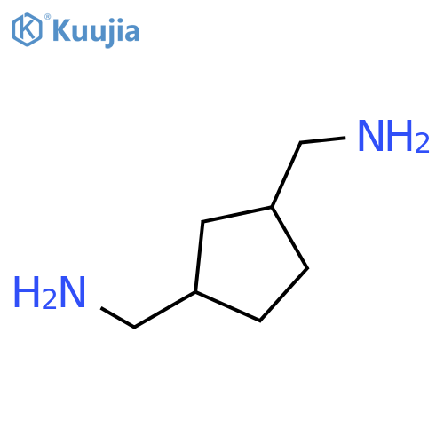 3-(aminomethyl)cyclopentylmethanamine structure