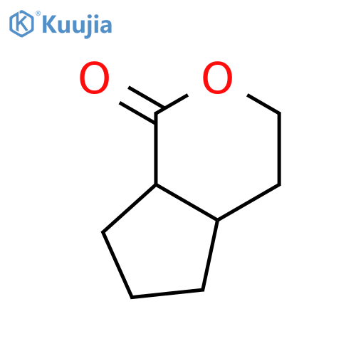 Cyclopenta[c]pyran-1(3H)-one, hexahydro- structure