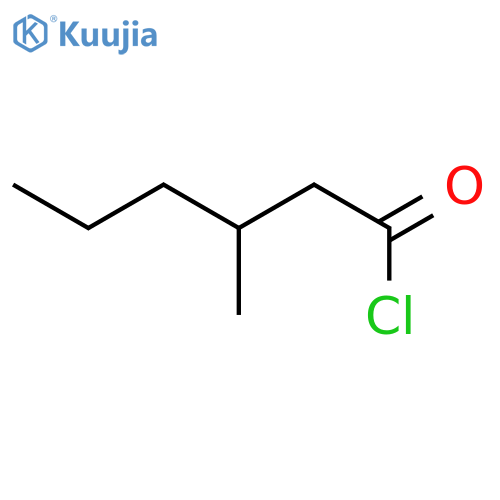 Hexanoyl chloride, 3-methyl- structure